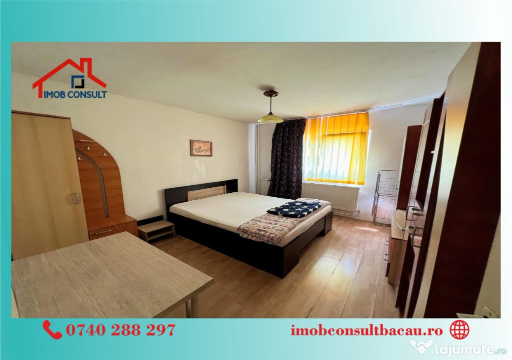 Garsonieră de închiriat | Etaj 1 | Balcon | Zona Mioriței! CE1428