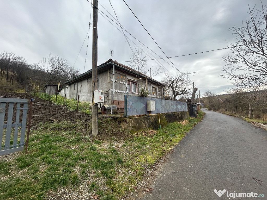 Vand teren 2400mp si casa bătrânească langa Cluj