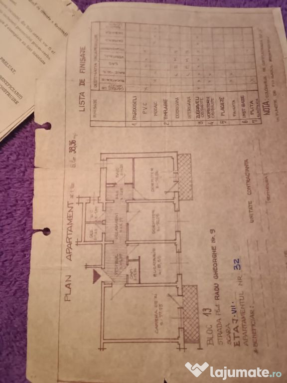 APARTAMENT 3 CAMERE, 1 DEC 1918/TRAPEZULUI