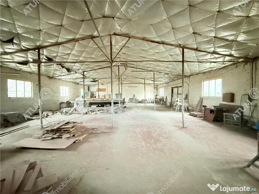 Hala industriala 1200 mp utili de inchiriat in Cisnadie