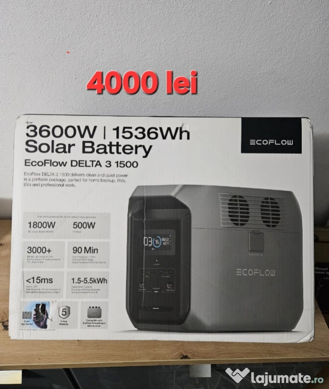 Baterie solara ecoflow