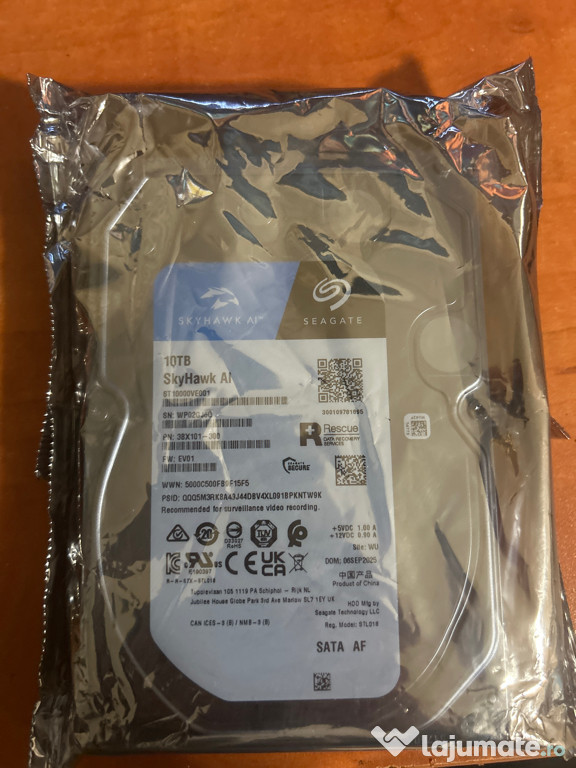Hard disk Seagate SkyHawk AI 10 TB