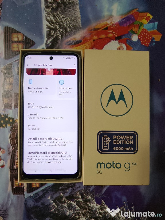 Motorola g54 power edition in garantie