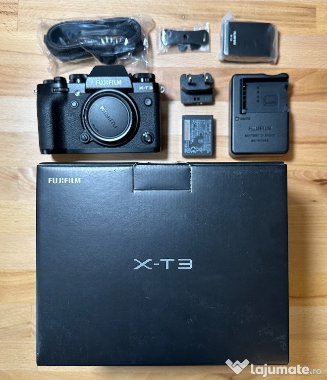 Fujifilm X-T3 - Aparat Foto Fuji 26MP X-Trans 4K/60p Negru