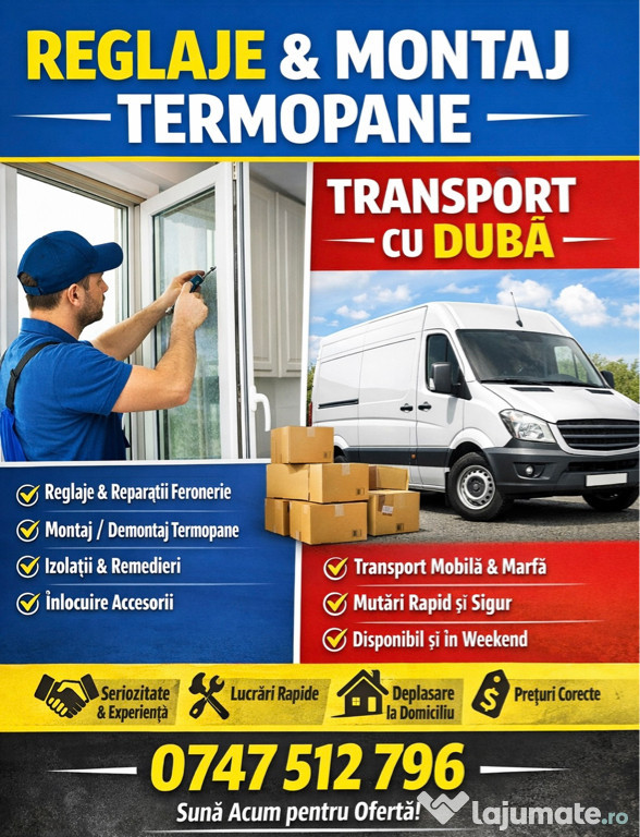 Reglaje & Montaj Termopane