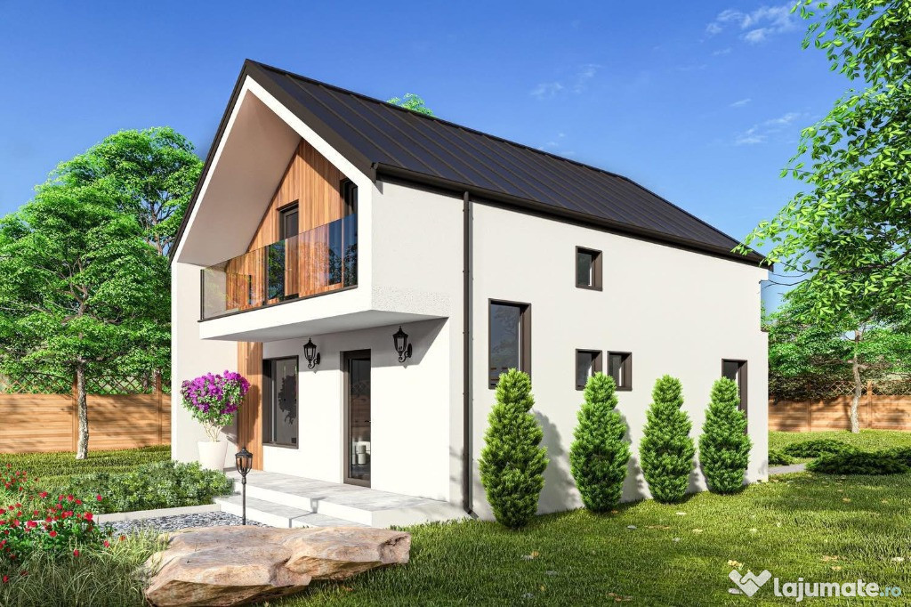 Casa individuala P+1E ~ 4 camere 2 bai ~ teren 300mp