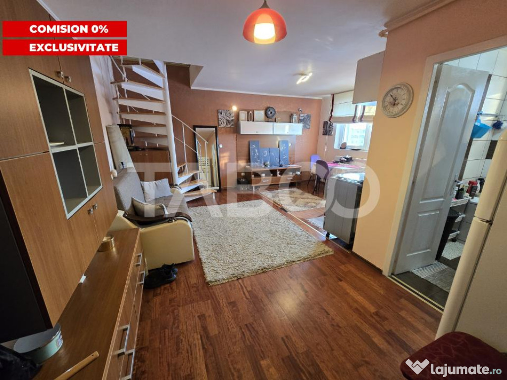 Apartament 3 camere de vanzare mobilat Valea Aurie Sibiu Com