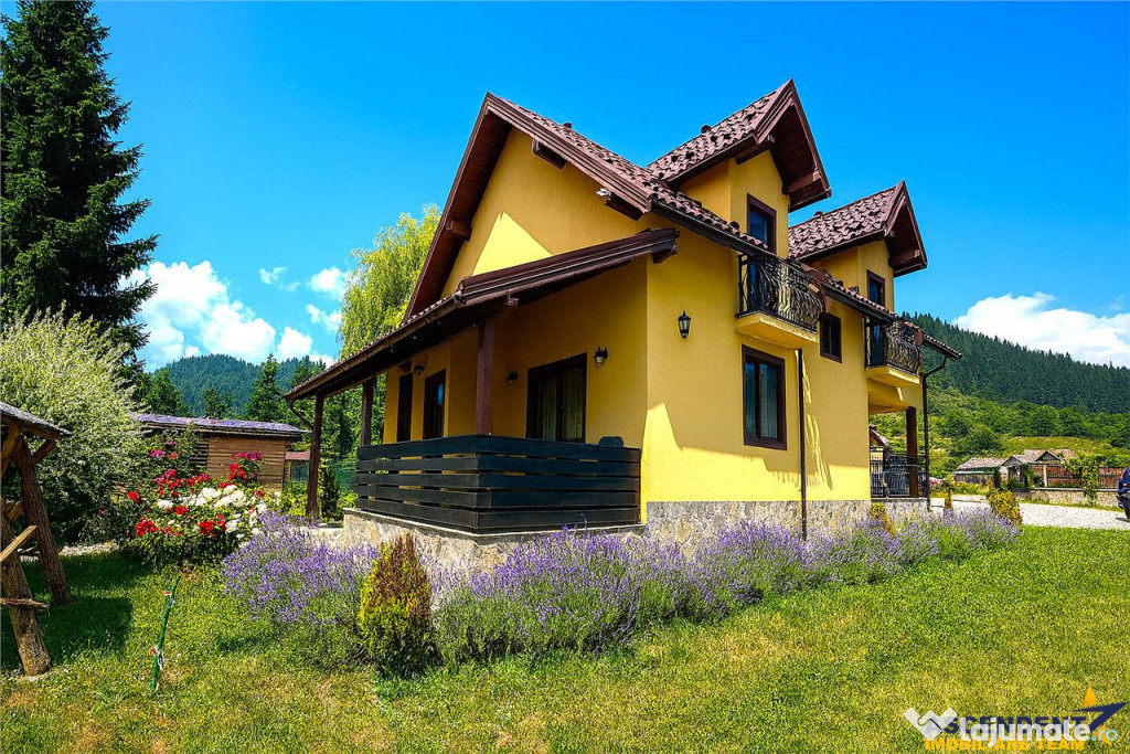 Refugiu pretios:jacuzzi, lemn masiv,2.000 mp teren,4 dormito