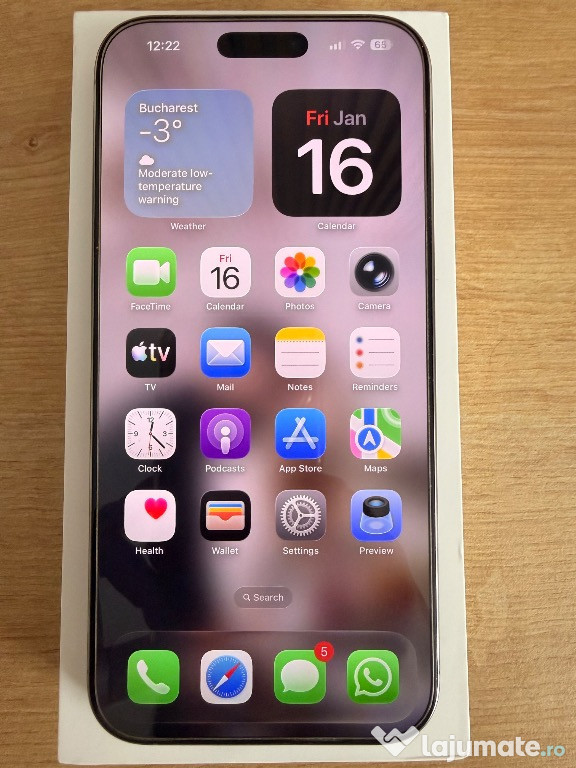 IPhone 16 Pro Max - Natural Titanium - 256GB - ca nou