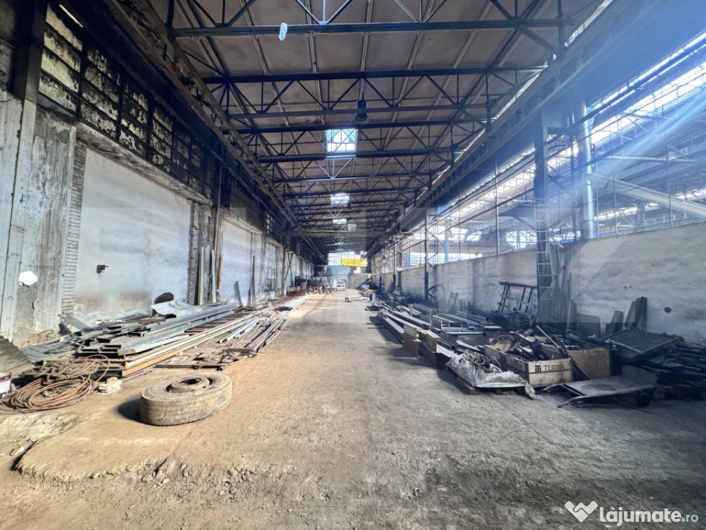 Hala industrială de închiriat – 1.100 mp – zonă Barab