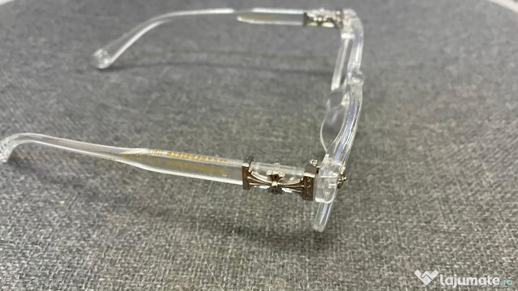 Ochelari Chrome Hearts Eleganți cu LOGO pe lentila,Transparenti,pentru