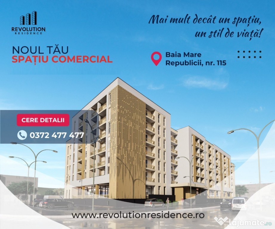 COMISION 0% - Spatiu Comercial Bdul Republicii 115, Baia Mare