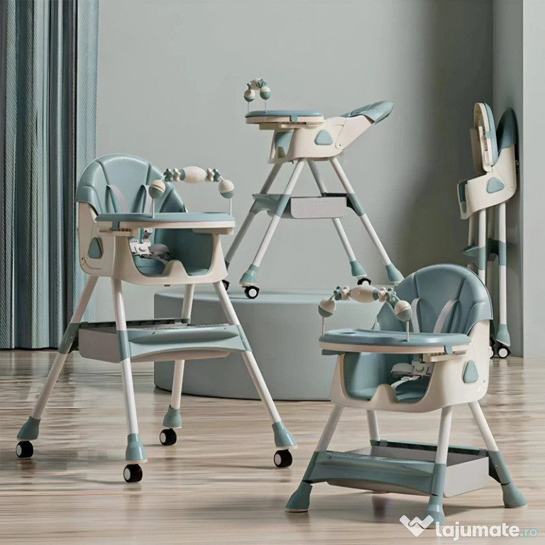 Scaun de masa si joaca pentru copii Kinderplay Green