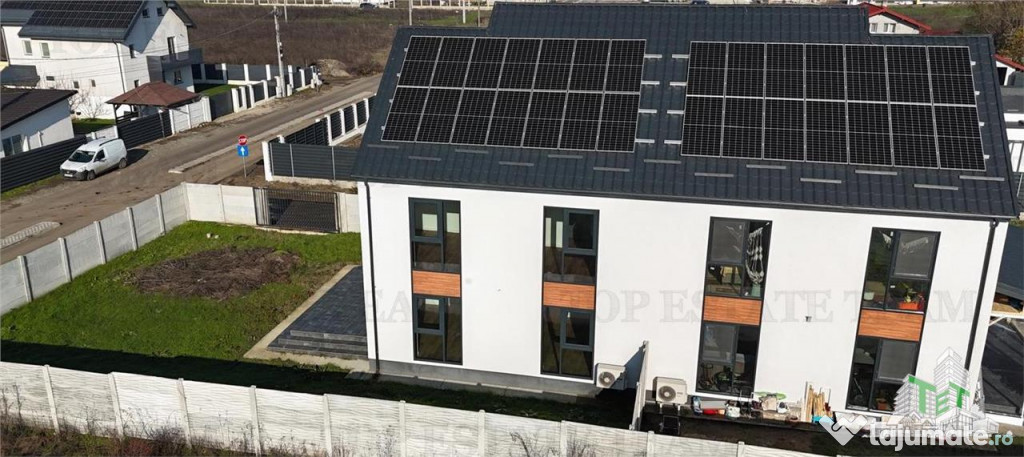 Vila premium cu panouri fotovoltaice la 15 minute de capital