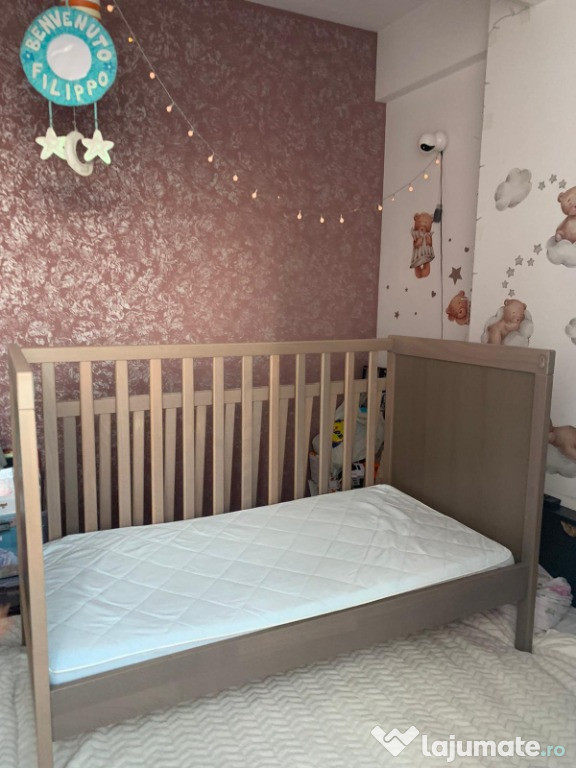 Pătuț bebe Sundvik Ikea 60x120