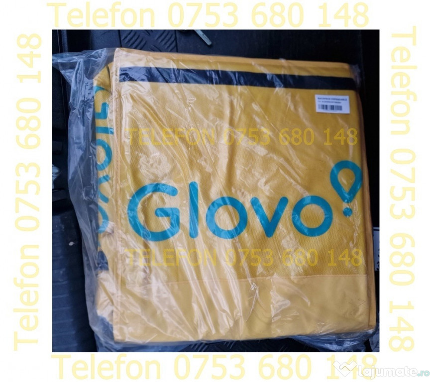 Geanta Rucsac Glovo genti noi sigilate cutie lada frigorifica ghiozdan