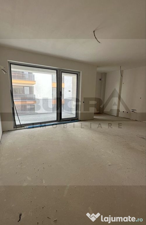 Apartament 2 camere, 48 mp, semifinisat, garaj, zona Lero...