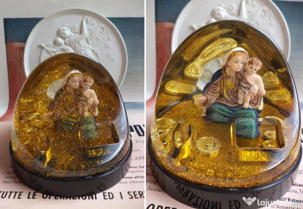 2 obiecte decorative cu temă religioasă