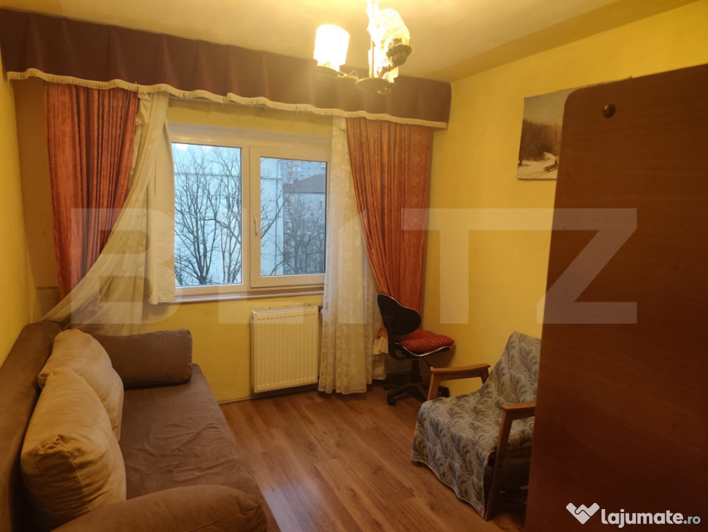 Apartament cu 3 camere, 2 bai, 2 balcoane, renovabil, 67 mp,