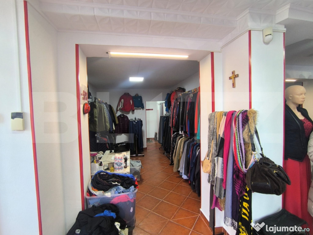 Inchiriere spatiu comercial cu vitrina la strada principala,