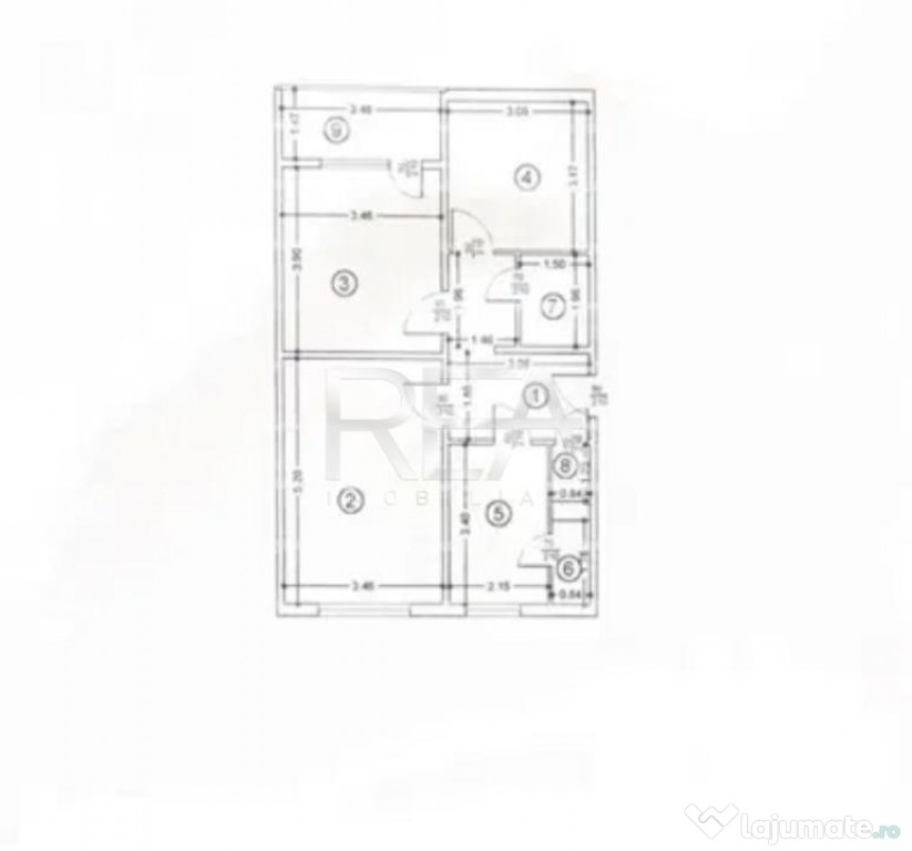 3 camere decomandat, anvelopat, 1/4, -Drumul Taberei