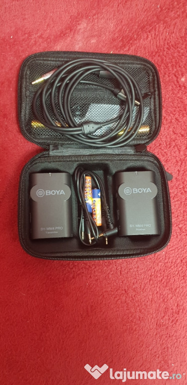 Sistem wireless Boya audio,pentru inregistrari
