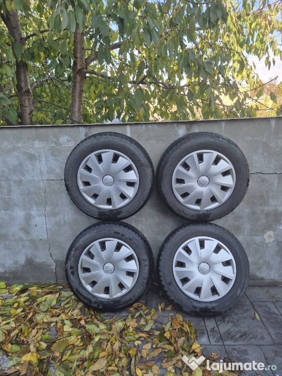 Cauciucuri iarna cu jante de tabla