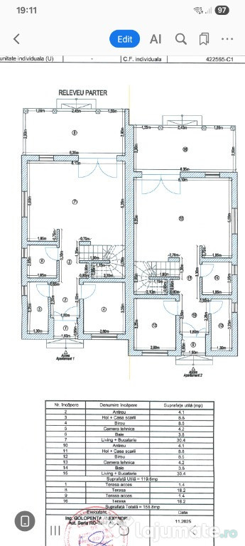 Vând duplex beregsaul mare