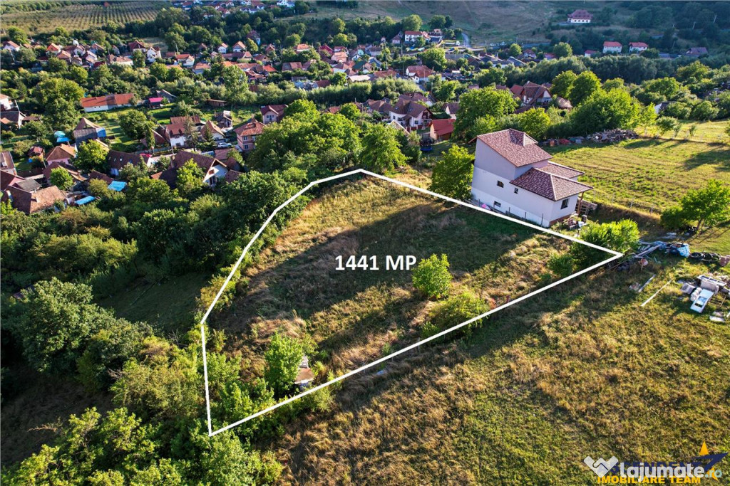 Teren intravilan, cu panorama superba, in Sfantu Gheorghe, C