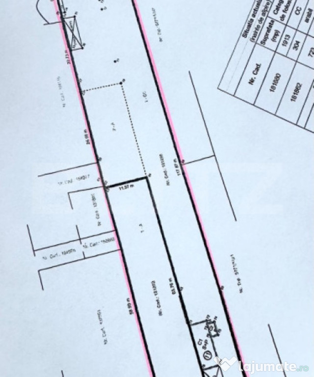Teren pentru dezvoltare bloc – 3.000 mp, Răcădău
