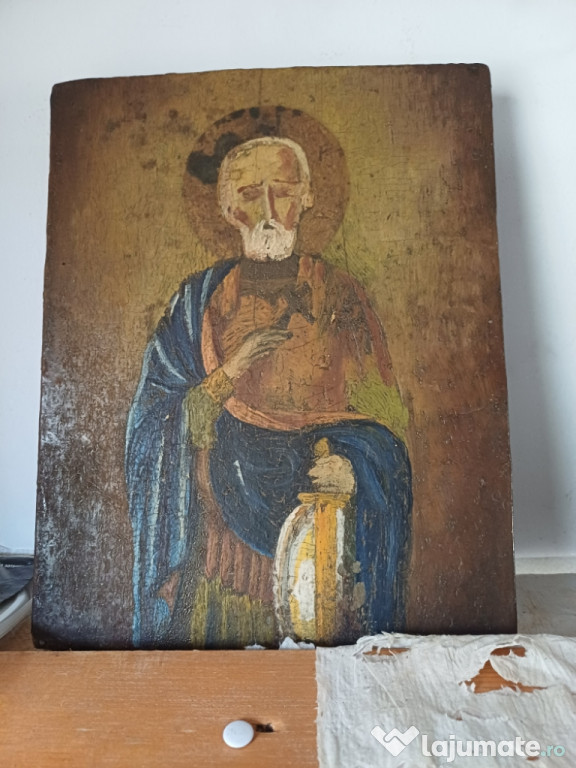Icoana pe lemn veche