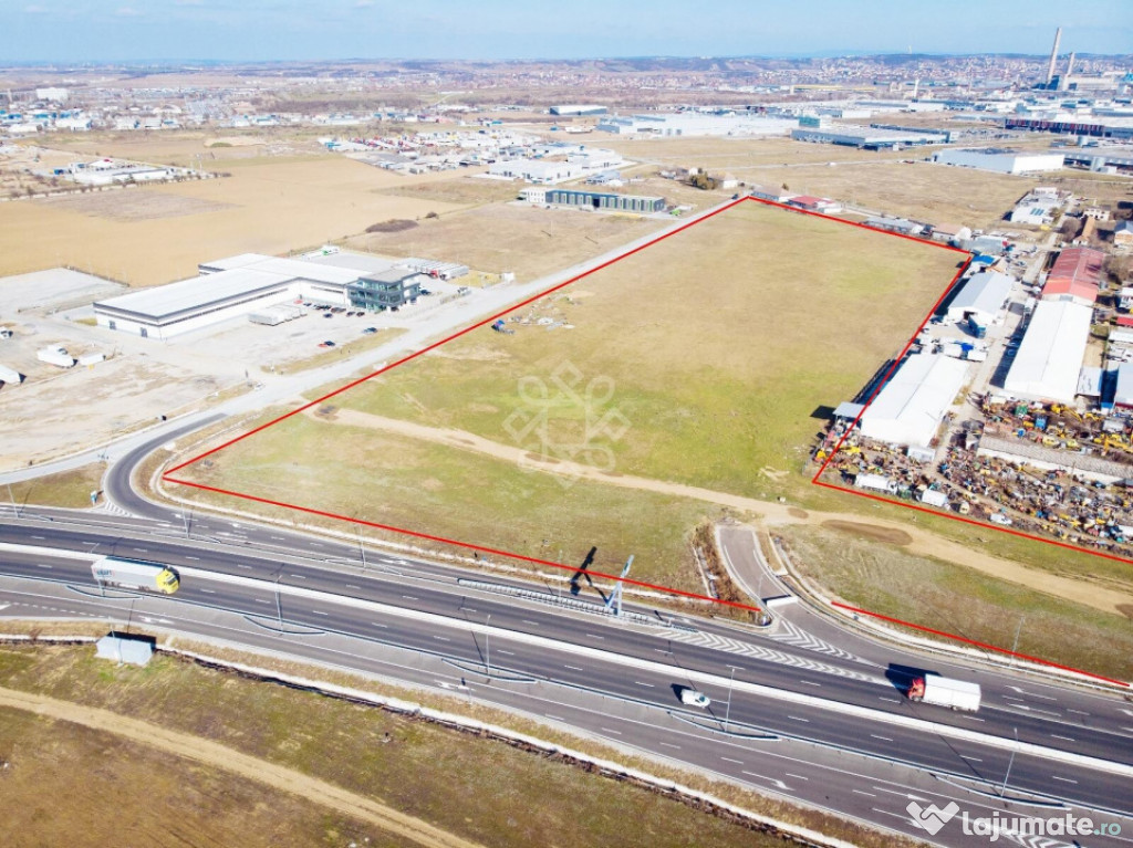 Teren industrial cu dublu front, Parc Industrial I Oradea