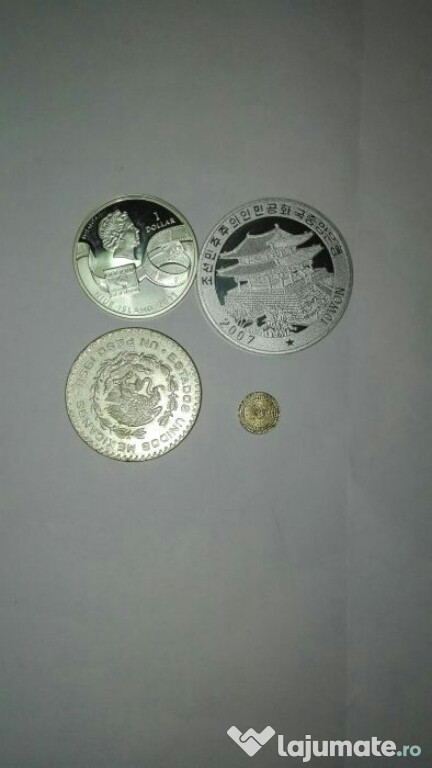 Lot de 4 monede