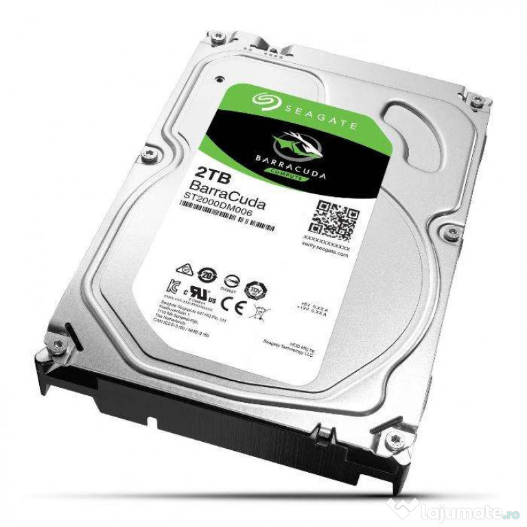 HDD Seagate BarraCuda 2TB, 7200rpm, 64MB cache, SATA III Noi