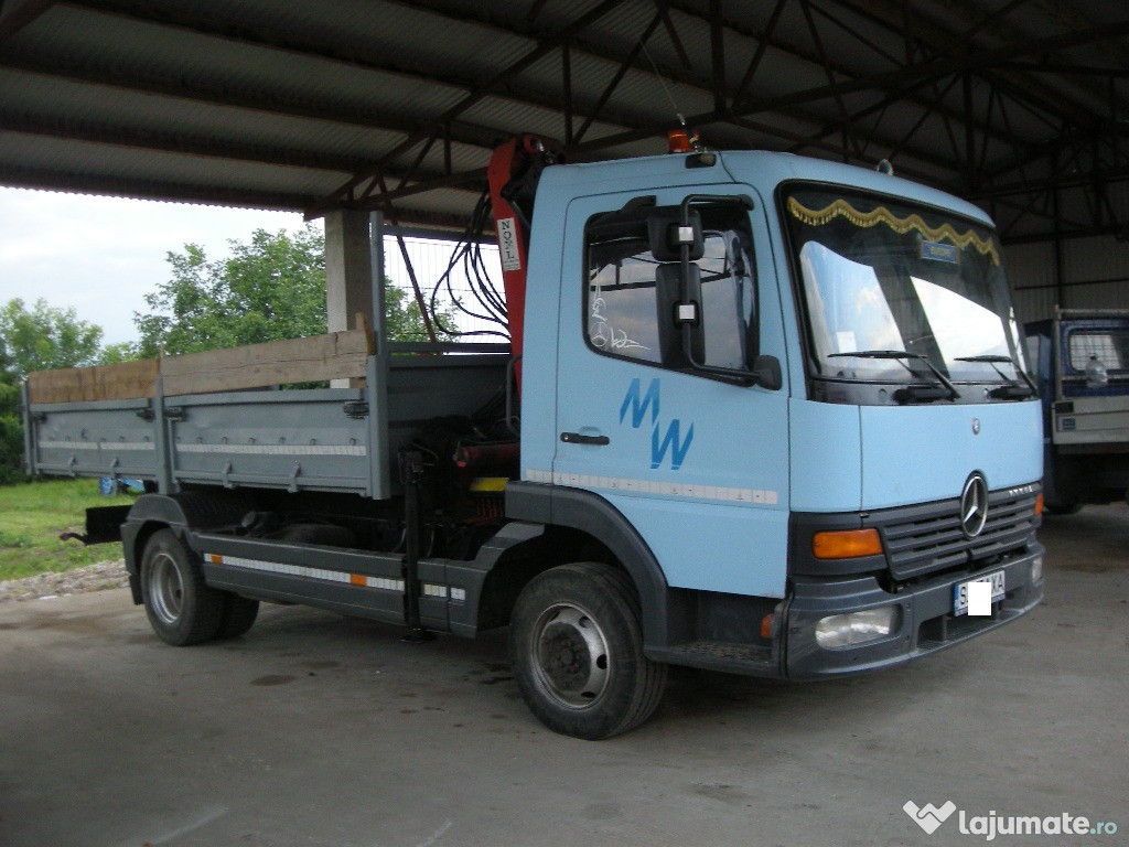 Mercedes atego cu macara si basculare 10,5 tone