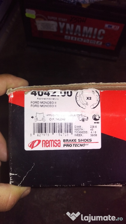 Set saboti frana spate REMSA : Ford Mondeo