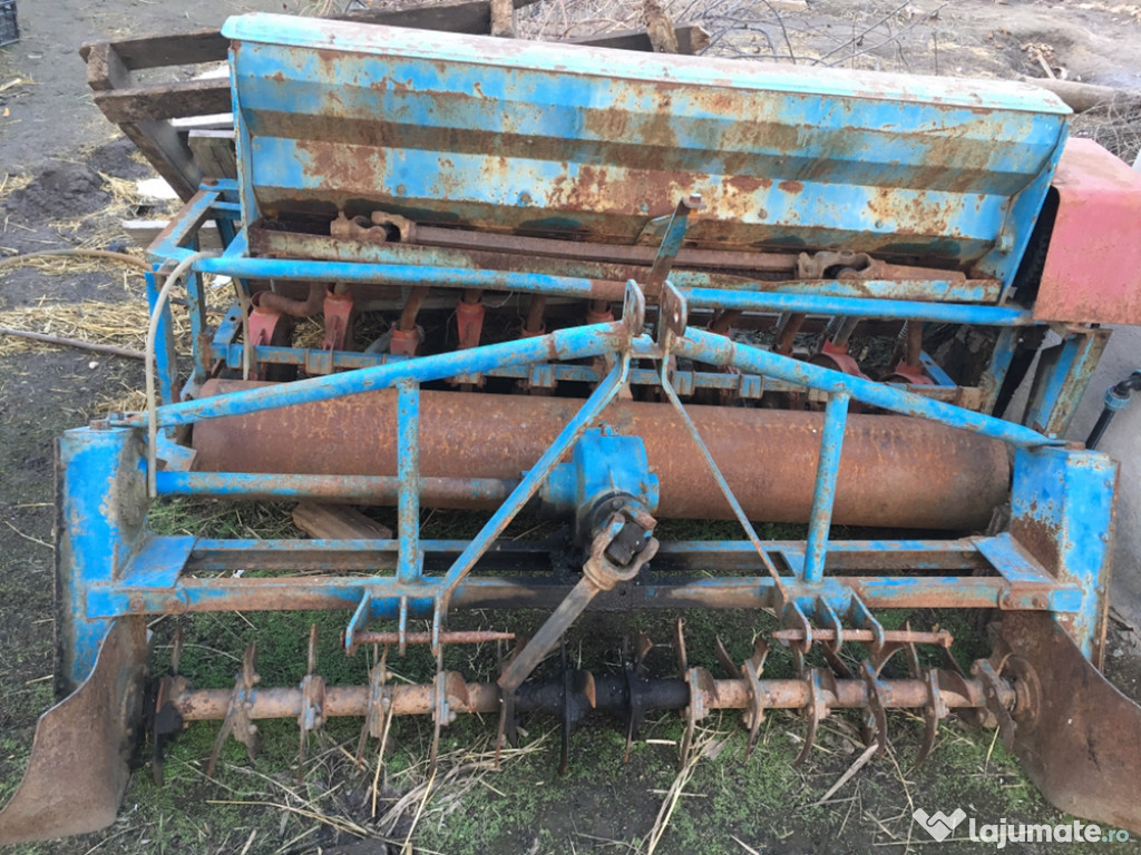 Semănătoarea păioase mecanica cu freza si tăvălug