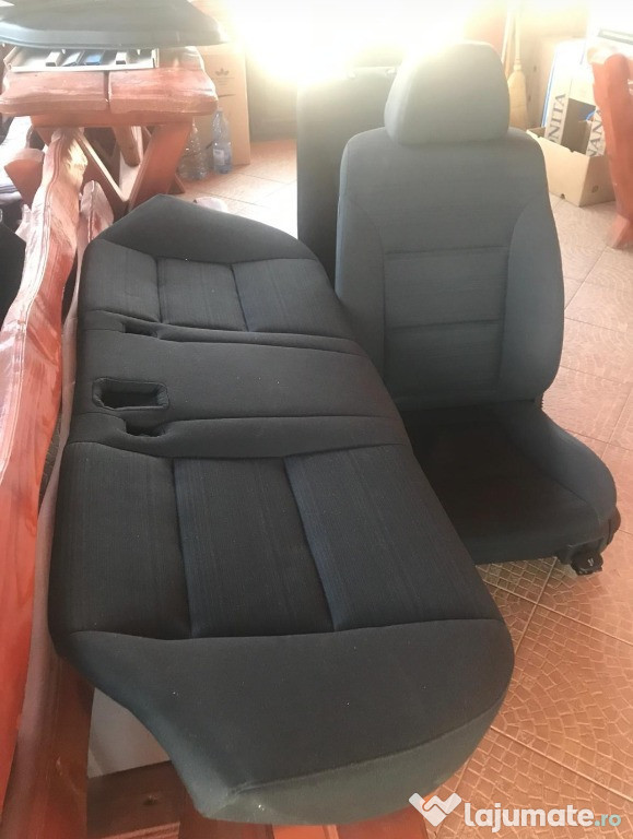 Interior bmw e60 pânză și volan cu comenzi