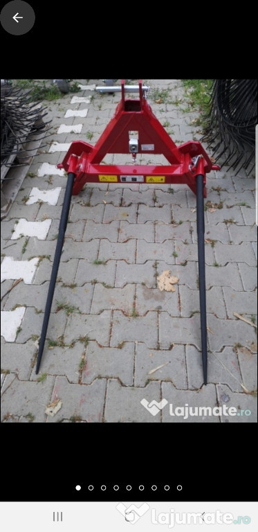 Furca baloti pentru tiranti foarte robusta