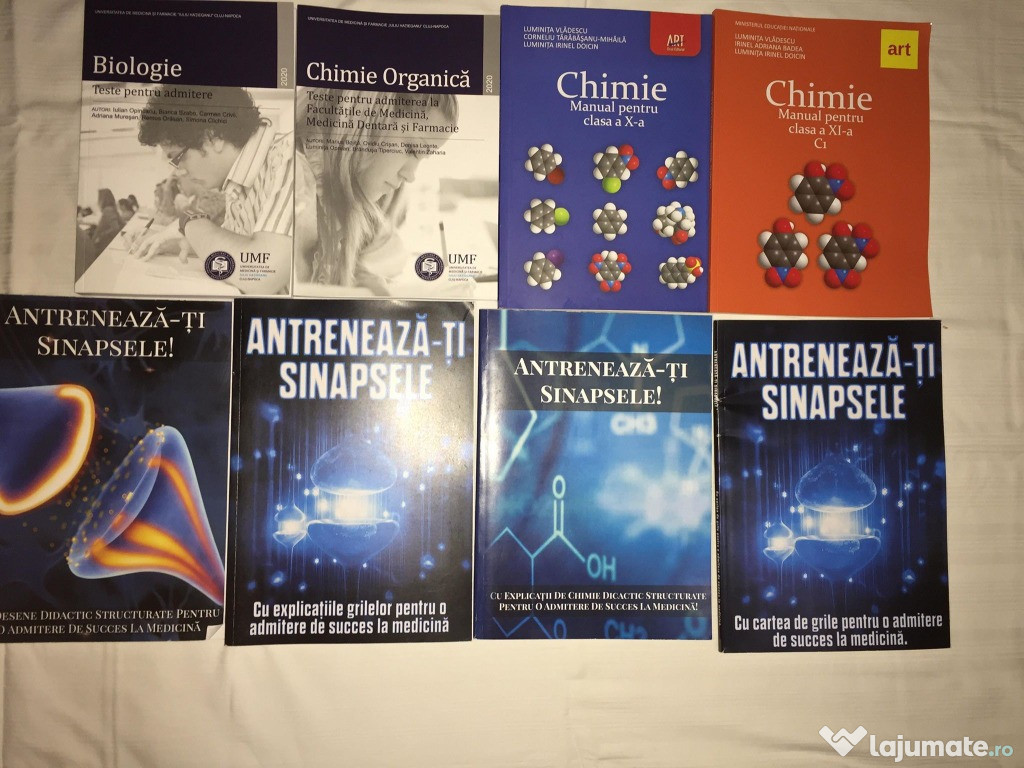 Carti biologie/chimie pentru medicina (UMF Cluj)