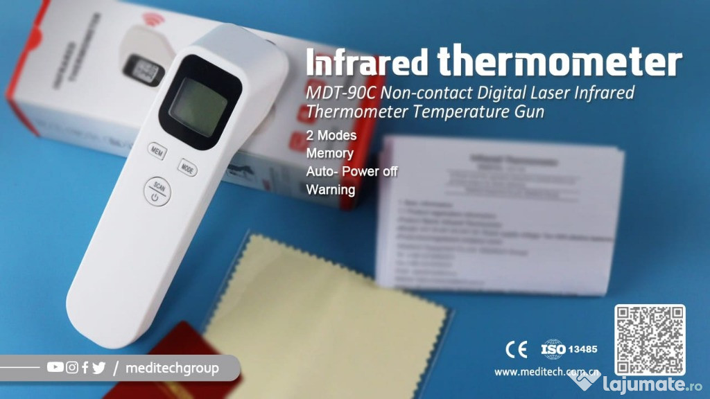 MDT-90C Non-contact Digital Laser Infrared Thermometer Tempe