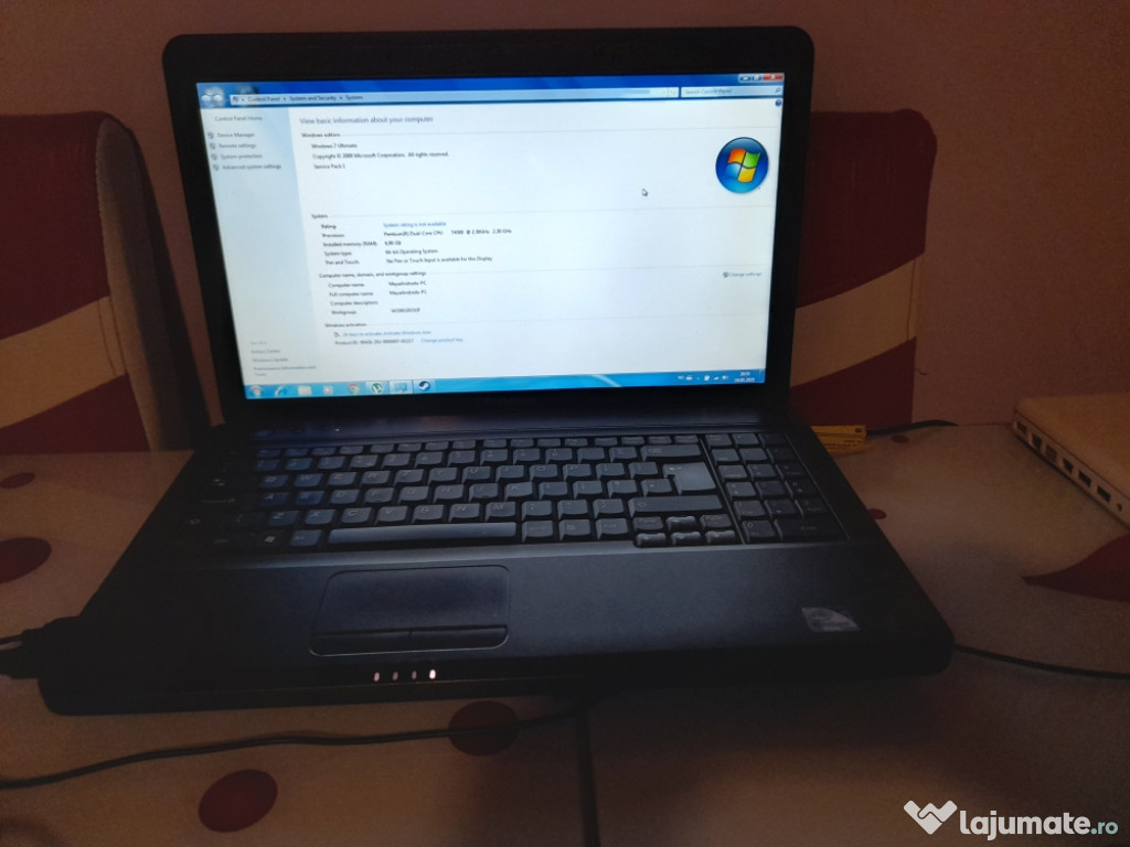 Laptop Lenovo schimb cu telefon