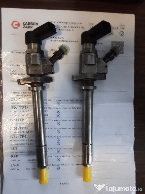 Injectoare Ford/Peugeot 2.0TDCi 136CP, Cod: 9657144580