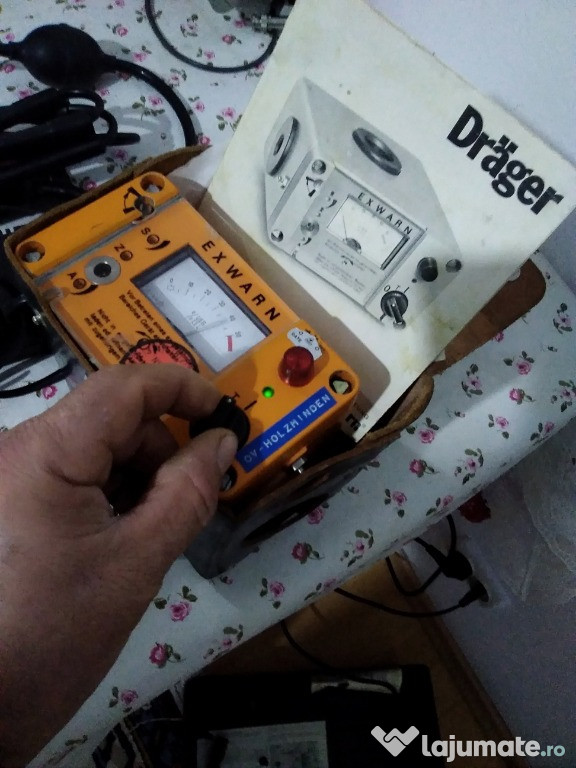 Dragger. Detector gaze. Detector radiatii