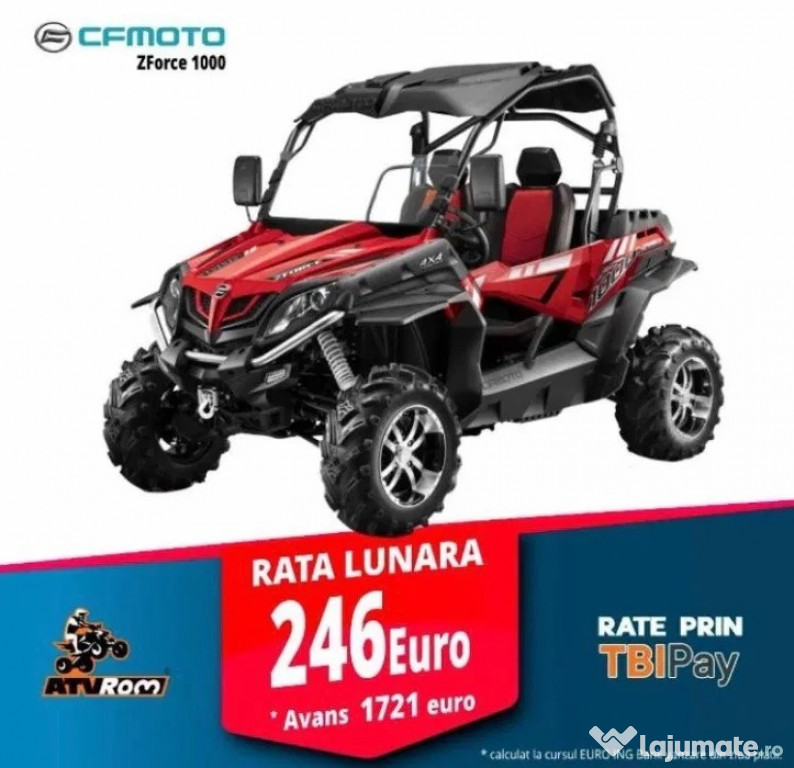 SSV(Buggy/SxS/UTV) CF Moto ZForce 1000 EPS 2020 (Linhai, Can