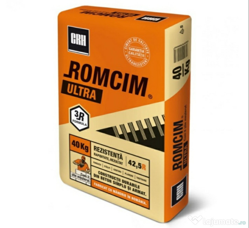 Ciment ROMCIM sac 40 kg