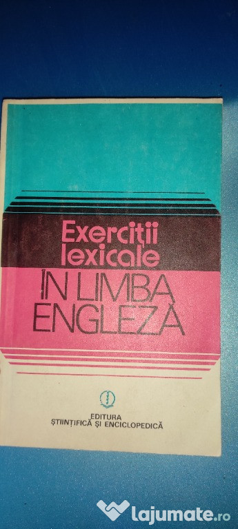 Exerciții lexicale în limba engleză