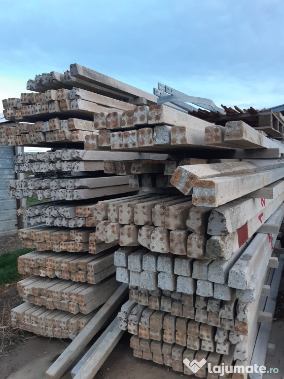 Stalpi de gard din beton armat