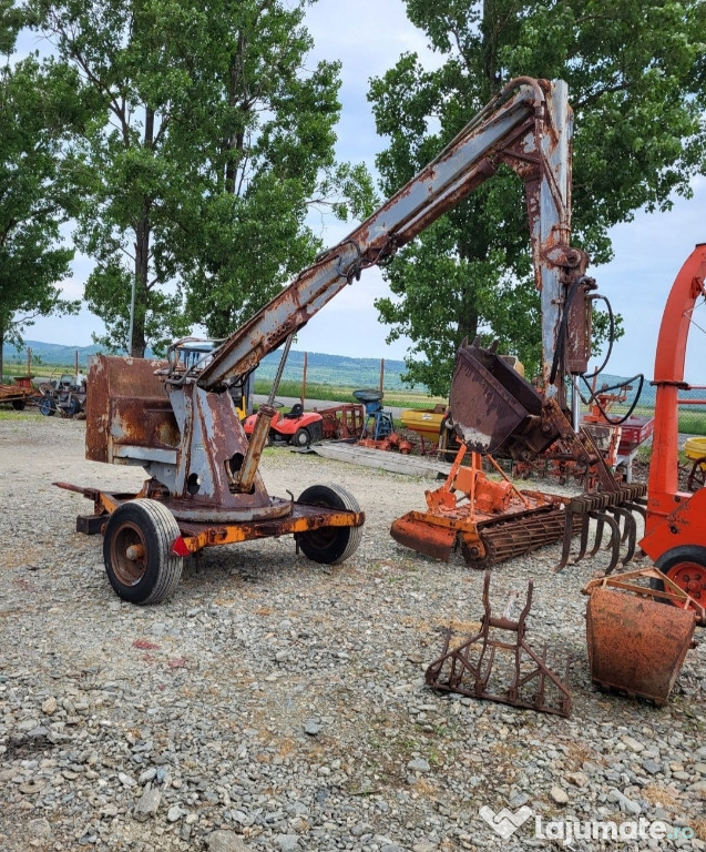 Încărcător gunoi braț excavator