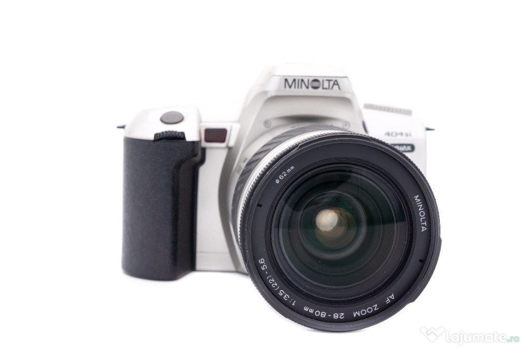 Aparat foto film Minolta 404 Si cu obiectiv Minolta 28-80mm